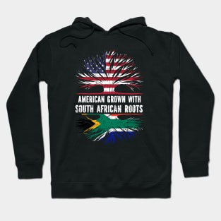 American Grown with South African Roots USA Flag Hoodie